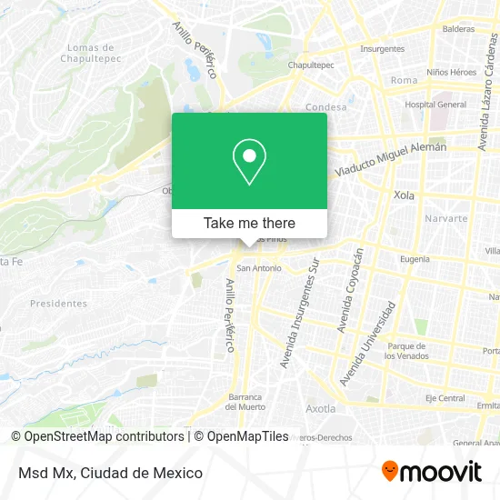 Msd Mx map