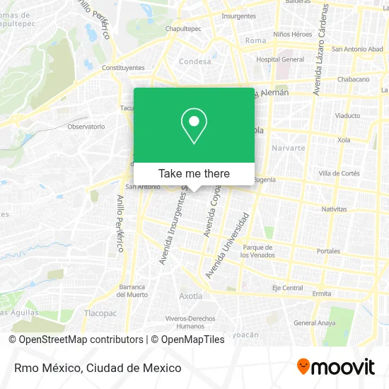 Rmo México map