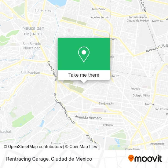 Rentracing Garage map