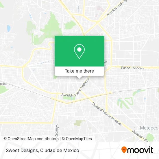 Sweet Designs map