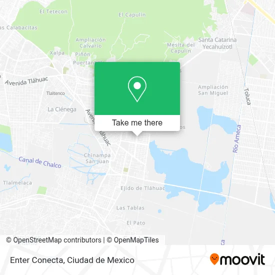 Enter Conecta map