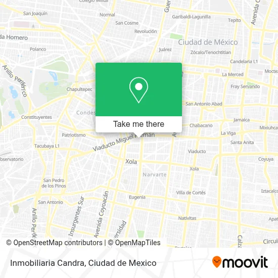 Inmobiliaria Candra map