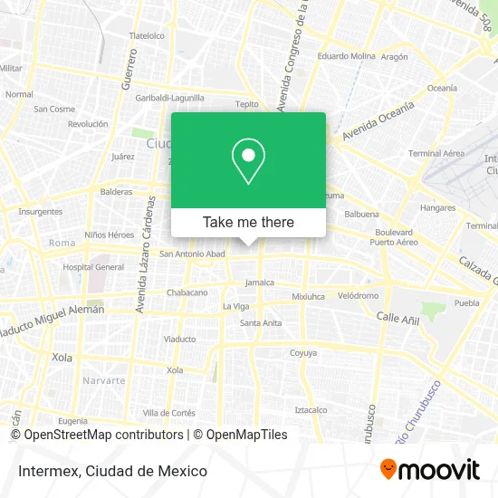 Intermex map