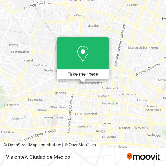 Visiontek map