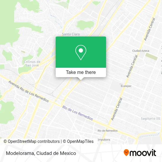 Modelorama map