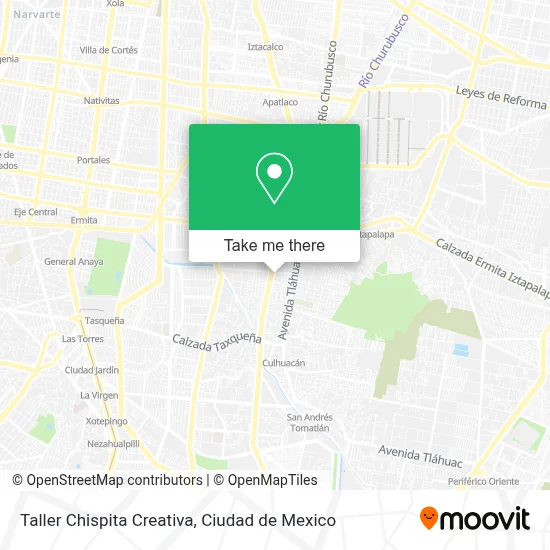 Taller Chispita Creativa map