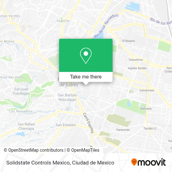 Solidstate Controls Mexico map