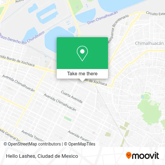 Hello Lashes map