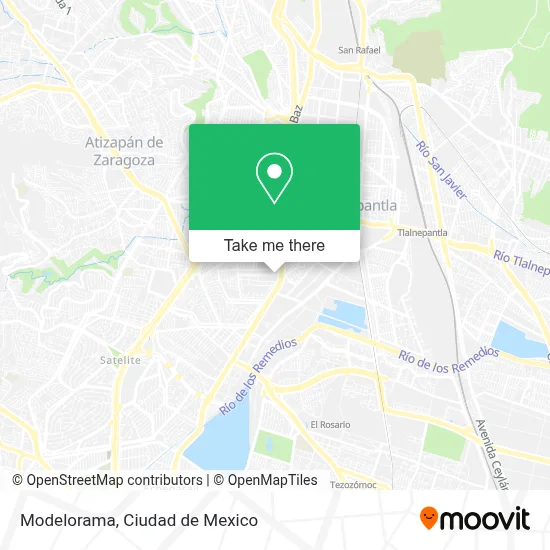 Modelorama map