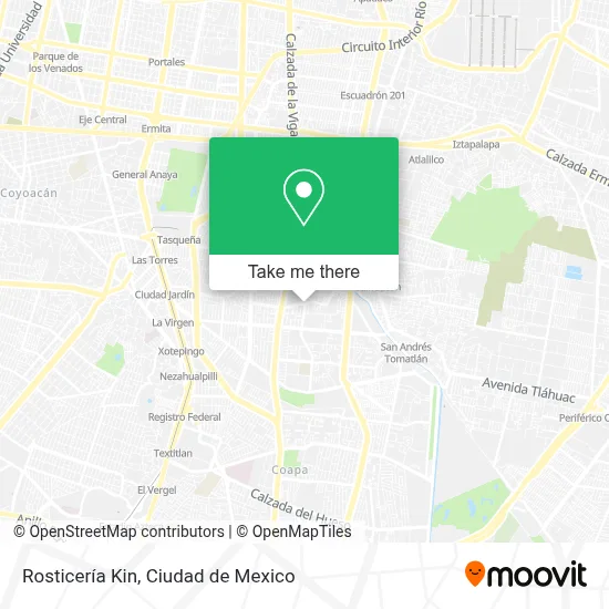 Rosticería Kin map
