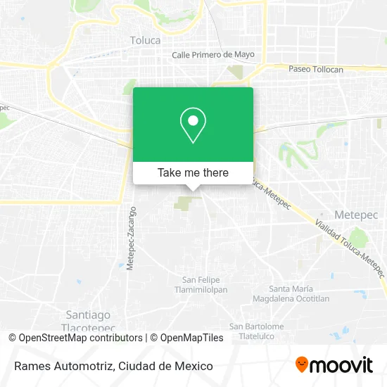 Rames Automotriz map