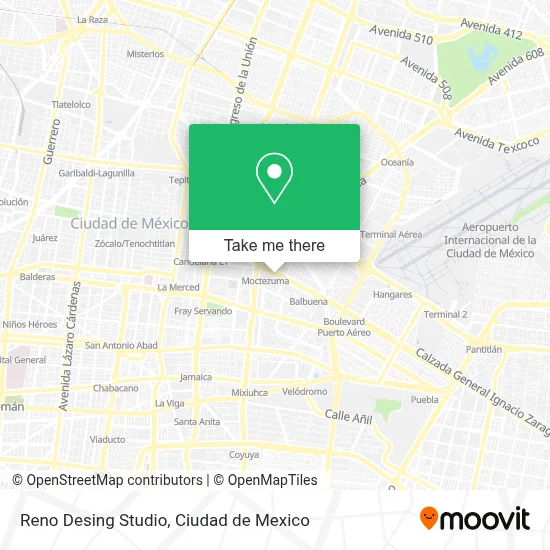 Reno Desing Studio map