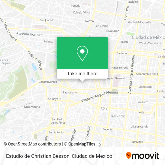 Estudio de Christian Besson map