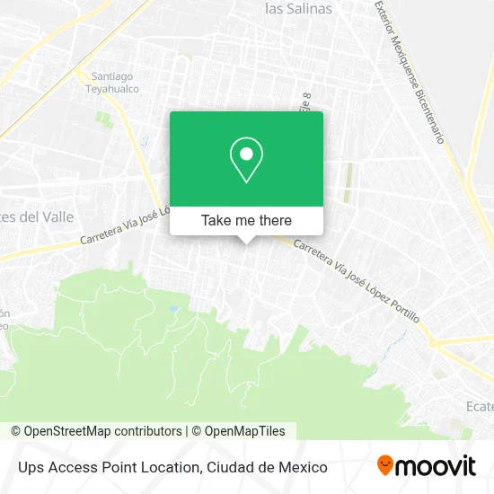 Ups Access Point Location map