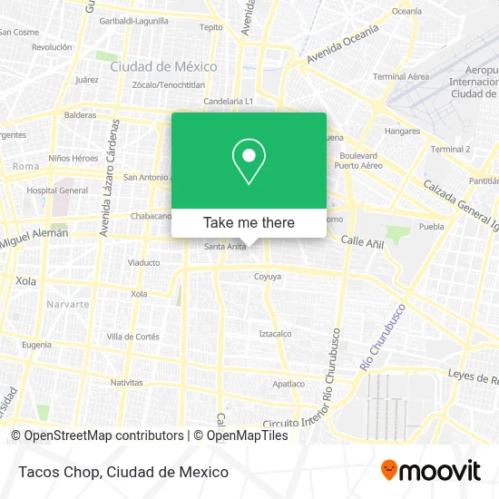 Tacos Chop map