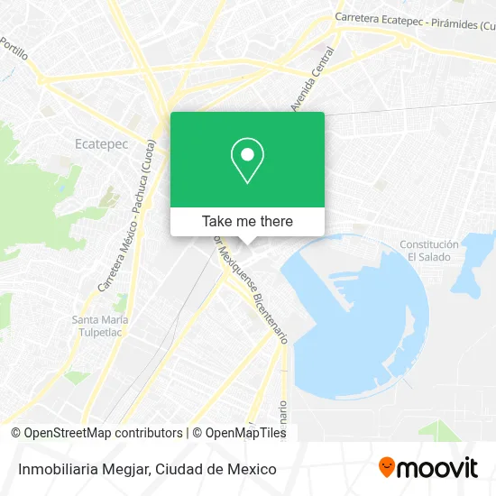 Inmobiliaria Megjar map