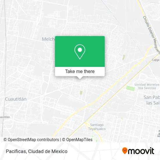 Pacíficas map