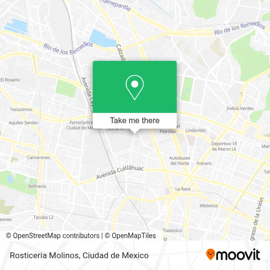 Rosticeria Molinos map