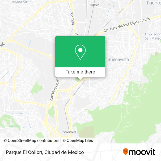 Parque El Colibrí map