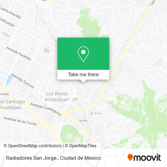 Radiadores San Jorge. map