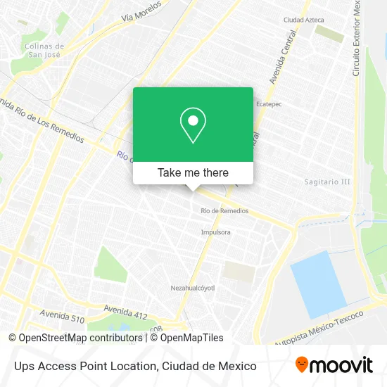 Ups Access Point Location map