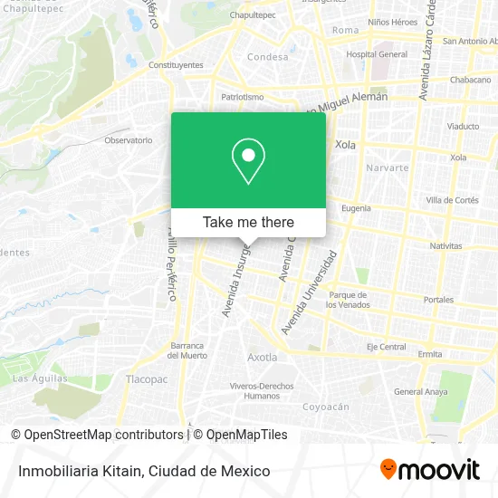 Inmobiliaria Kitain map