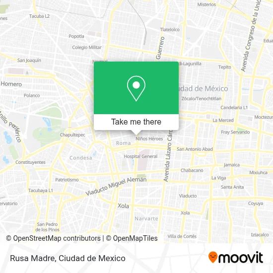 Rusa Madre map