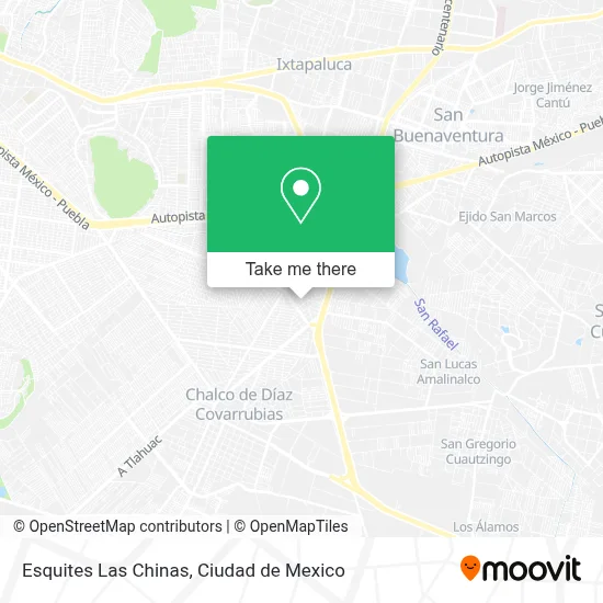 Esquites Las Chinas map
