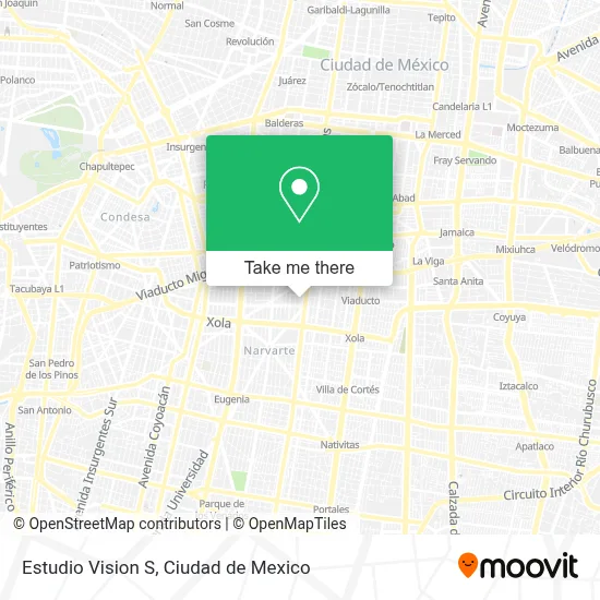 Estudio Vision S map