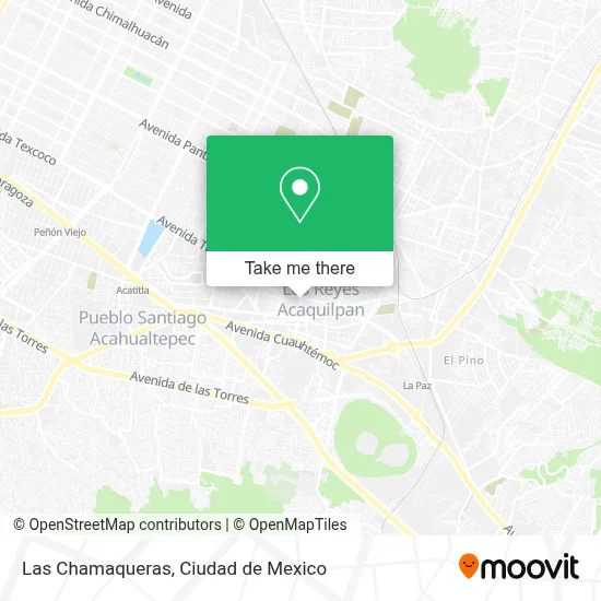Las Chamaqueras map