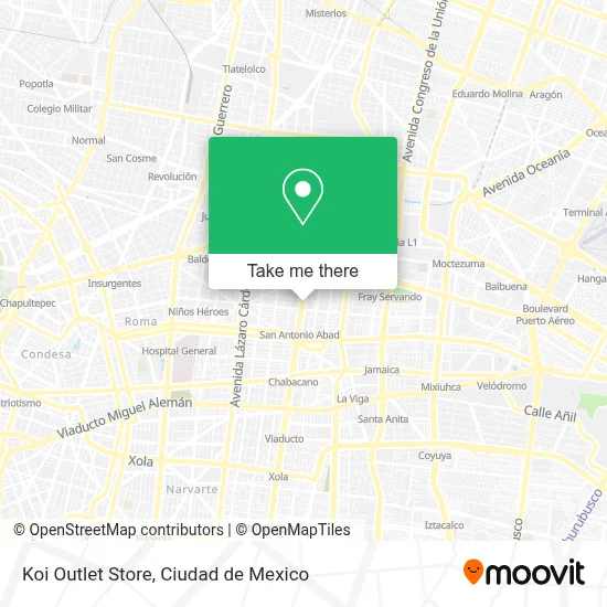 Koi Outlet Store map