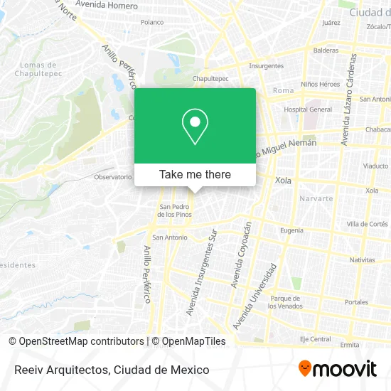 Reeiv Arquitectos map