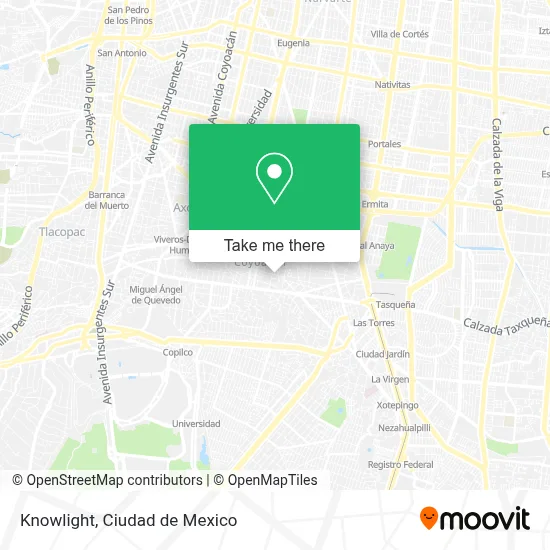Knowlight map
