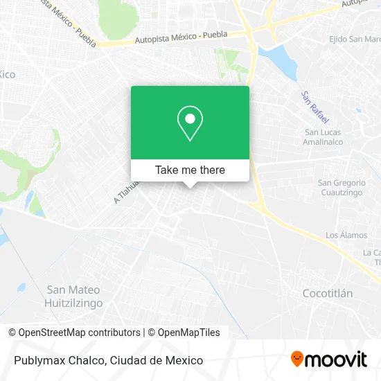 Publymax Chalco map