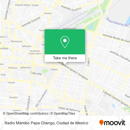 Radio Mambo Papa Chango map