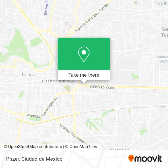 Pfizer map