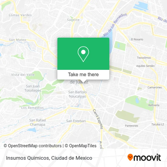 Insumos Quimicos map