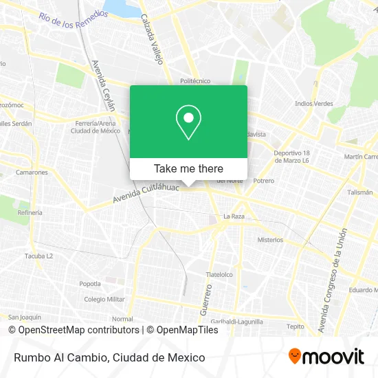 Rumbo Al Cambio map