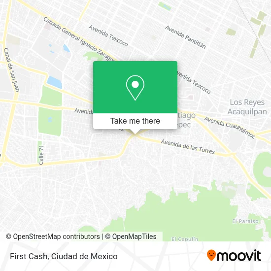 First Cash map