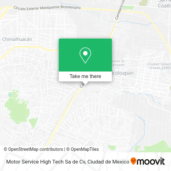 Motor Service High Tech Sa de Cv map