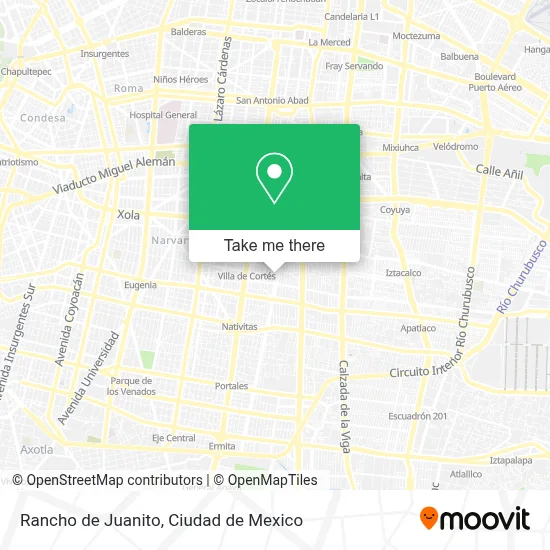 Rancho de Juanito map