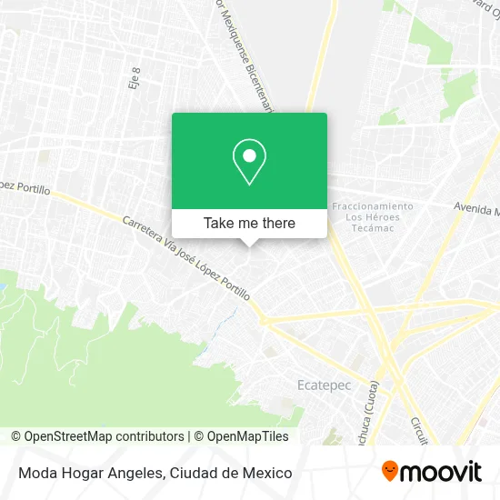 Moda Hogar Angeles map