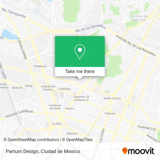 Partum Design map