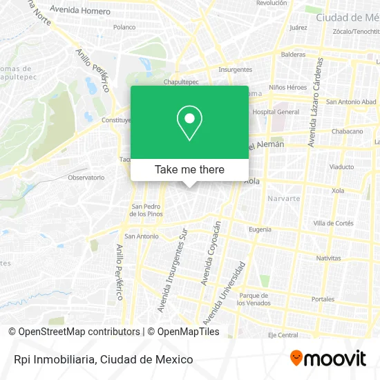 Rpi Inmobiliaria map