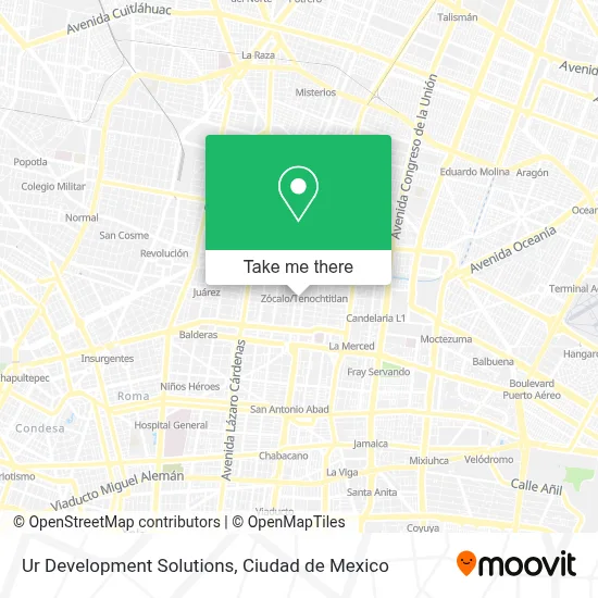 Ur Development Solutions map