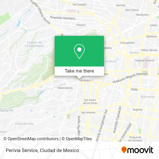 Perivia Service map