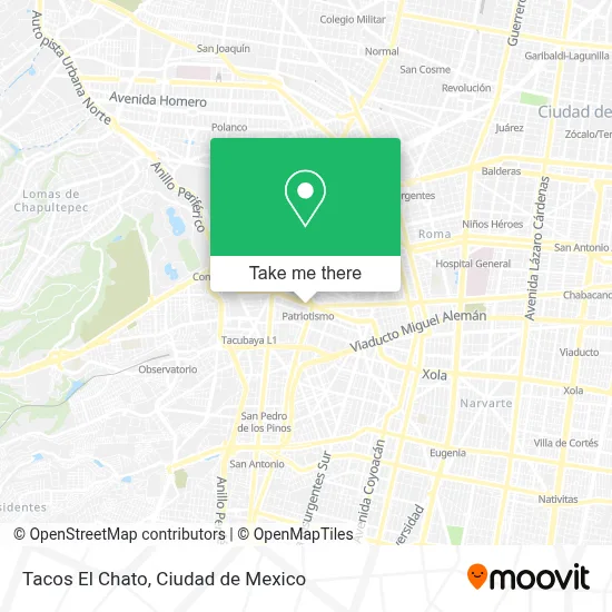 Tacos El Chato map