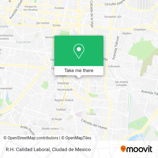R.H. Calidad Laboral map