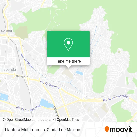 Llantera Multimarcas map