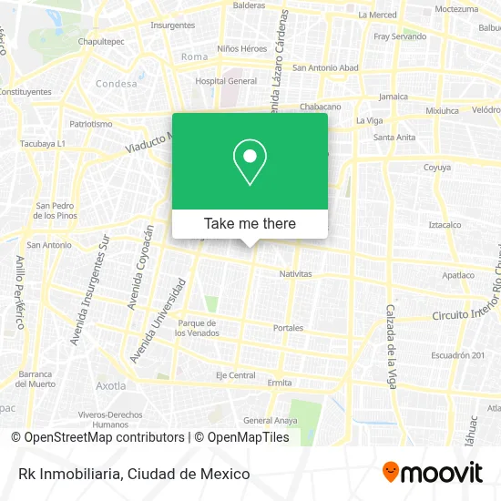 Rk Inmobiliaria map